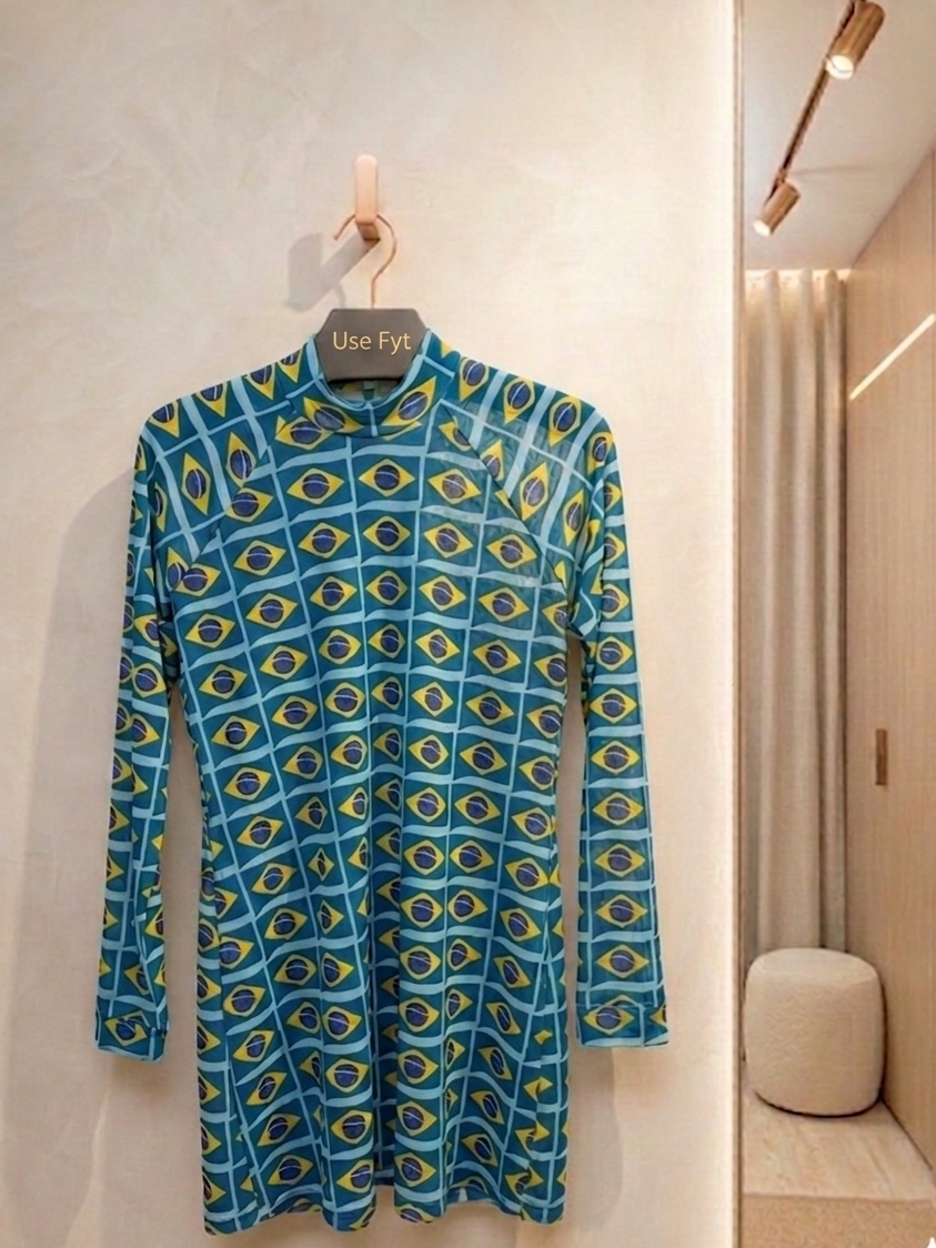 Blusa Tule. Pele de Jogo