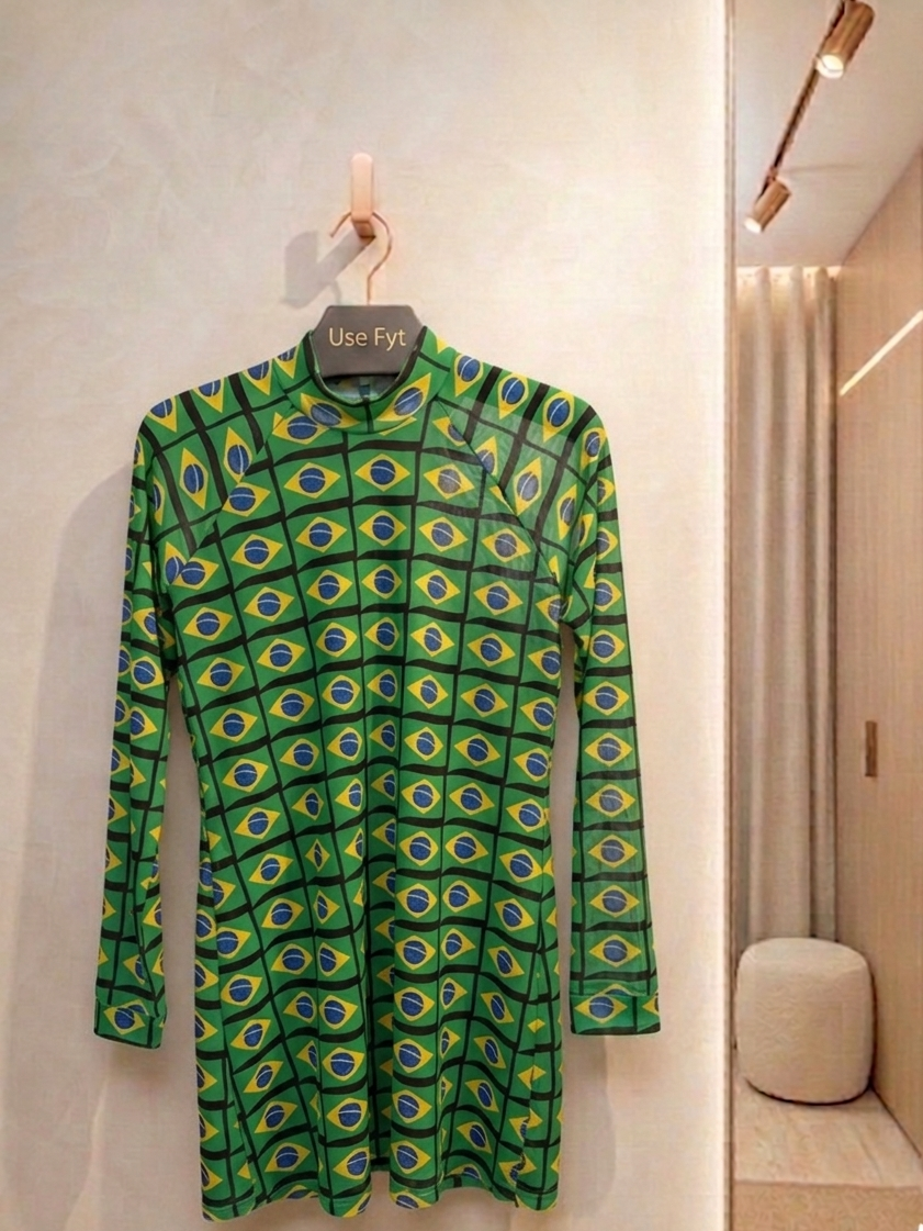 Blusa Tule. Pele de Jogo
